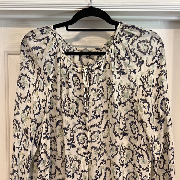 Lucky Brand Peasant Blouse - Size Large - Picture 2 of 6